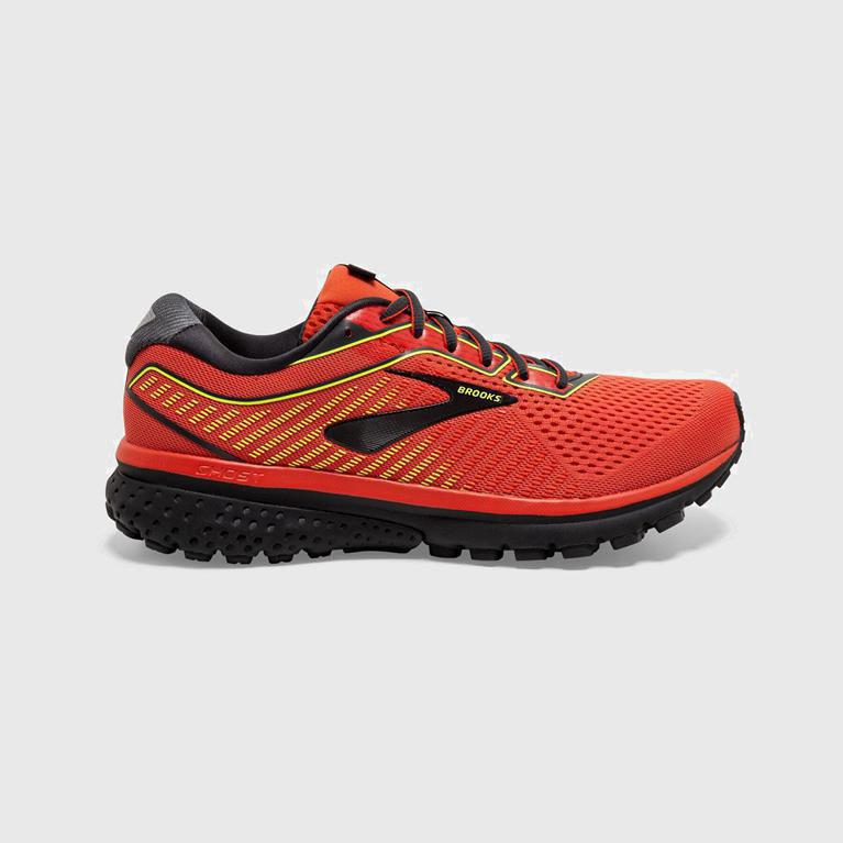 Tenis Brooks Ghost 12 - Zapatillas Para Correr En Asfalto Hombre - Rojas (CGNL-39128)